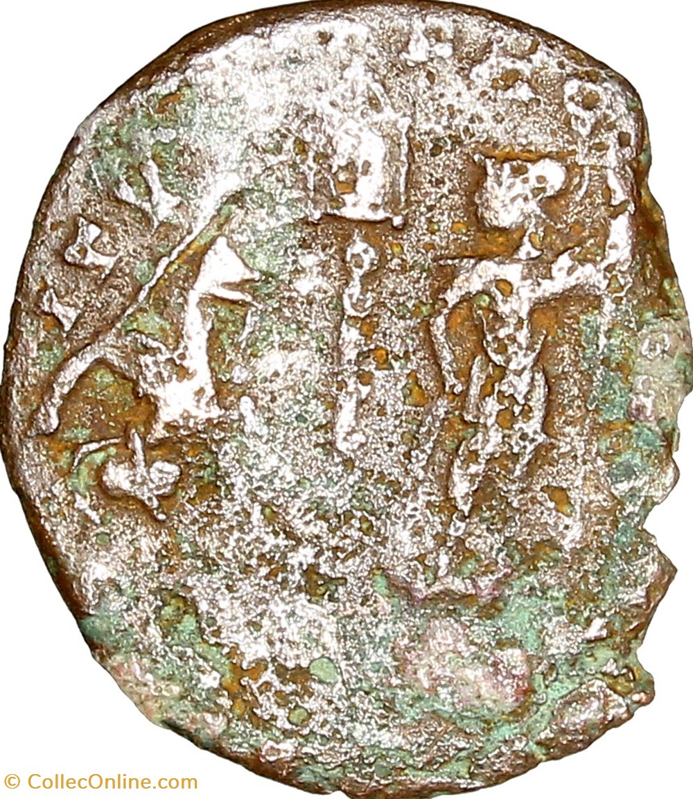 Centenionalis de Constantin II, Gloria Exercitus 1 enseigne, 337-340, Rome monnaies antiques romaines imperiales et republicaines centenionalis de constantin ii gloria exercitus 1 enseigne 337 340 rome