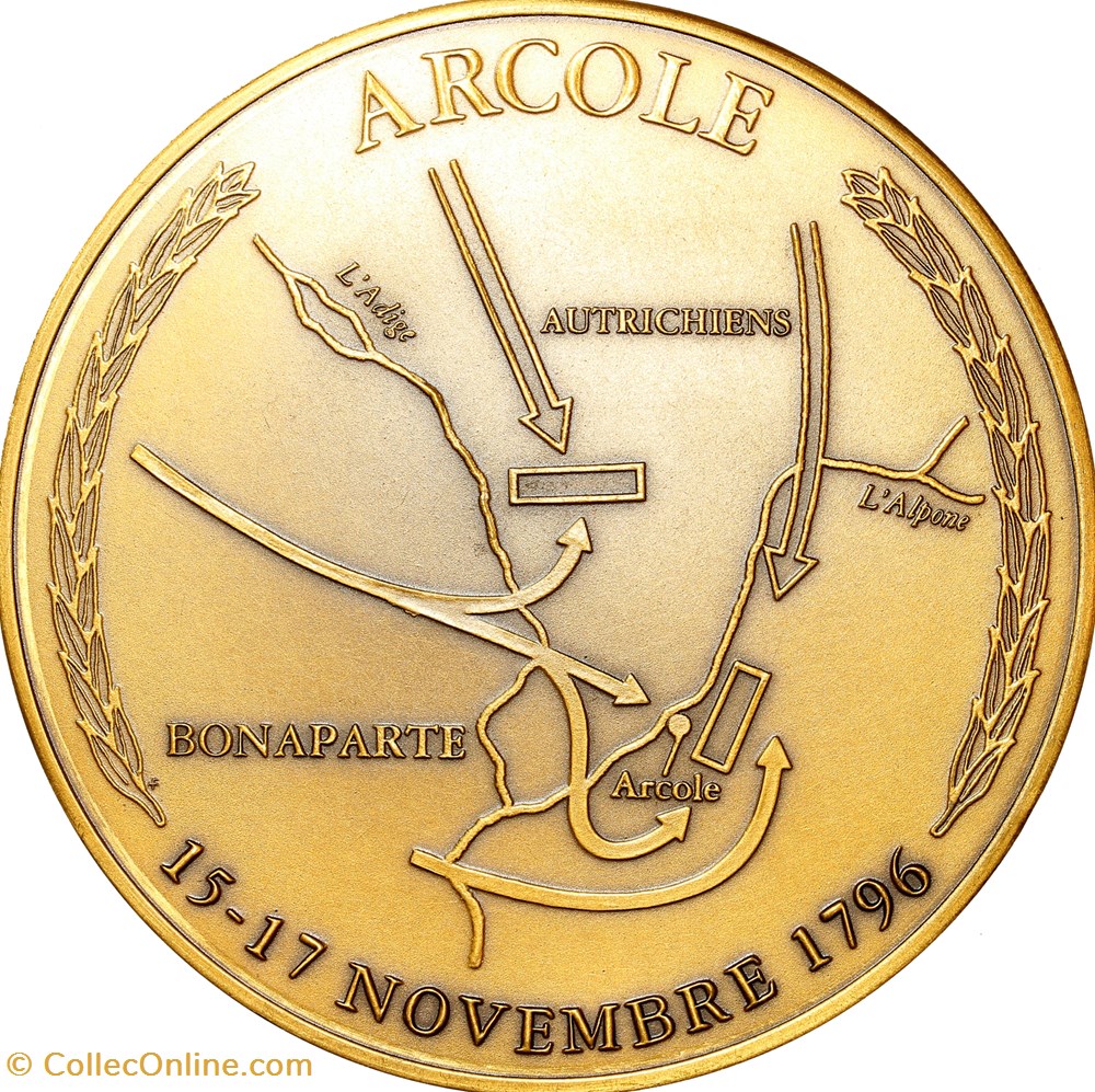 medailles france batailles de napoleon arcole 1991