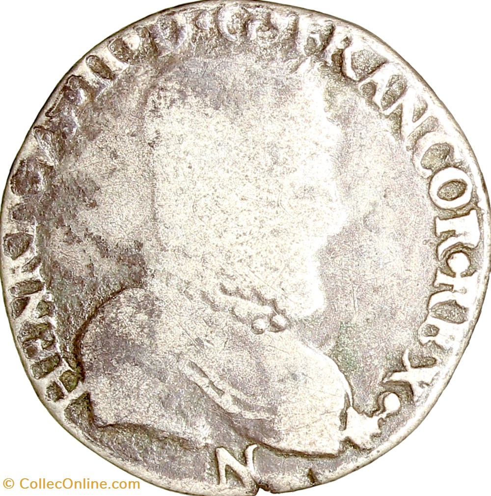 monnaies europe medievale france royales demi teston henri ii 1557 bayonne