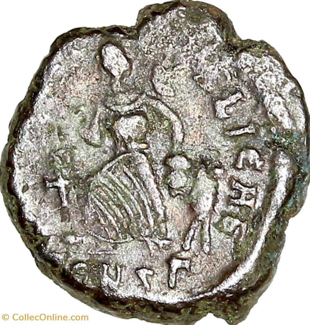Nummus d'Arcadius, Victoria, 388-392, Constantinople monnaies antiques romaines imperiales et republicaines nummus arcadius victoria 388 392 constantinople
