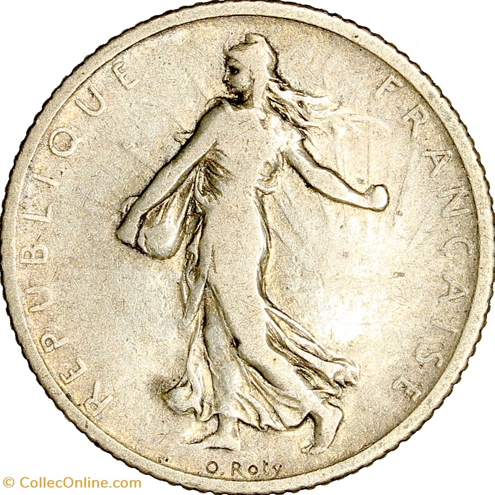 monnaies monde france 1 franc semeuse iiie republique 1902