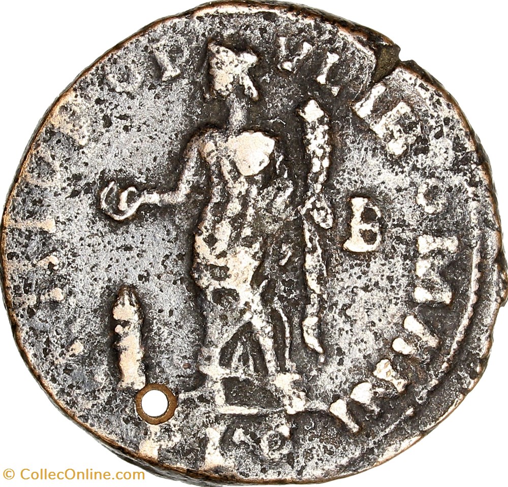 Follis de Maximien Hercule, Genius, 302 - mi 304, Lyon monnaies antiques romaines imperiales et republicaines follis de maximien hercule genius 302 mi 304 lyon