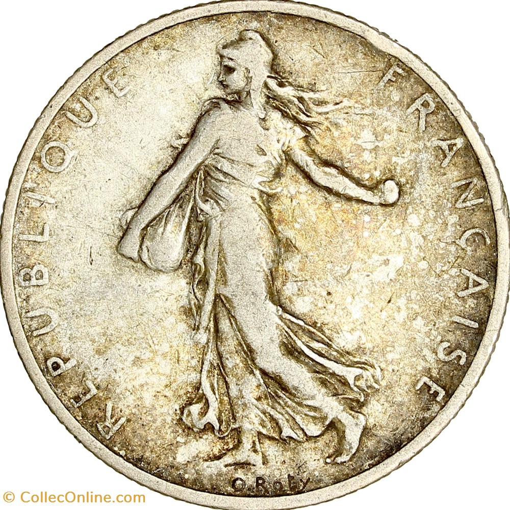 2 francs Semeuse, IIIe République, 1898 monnaies monde france 2 francs semeuse iiie republique 1898
