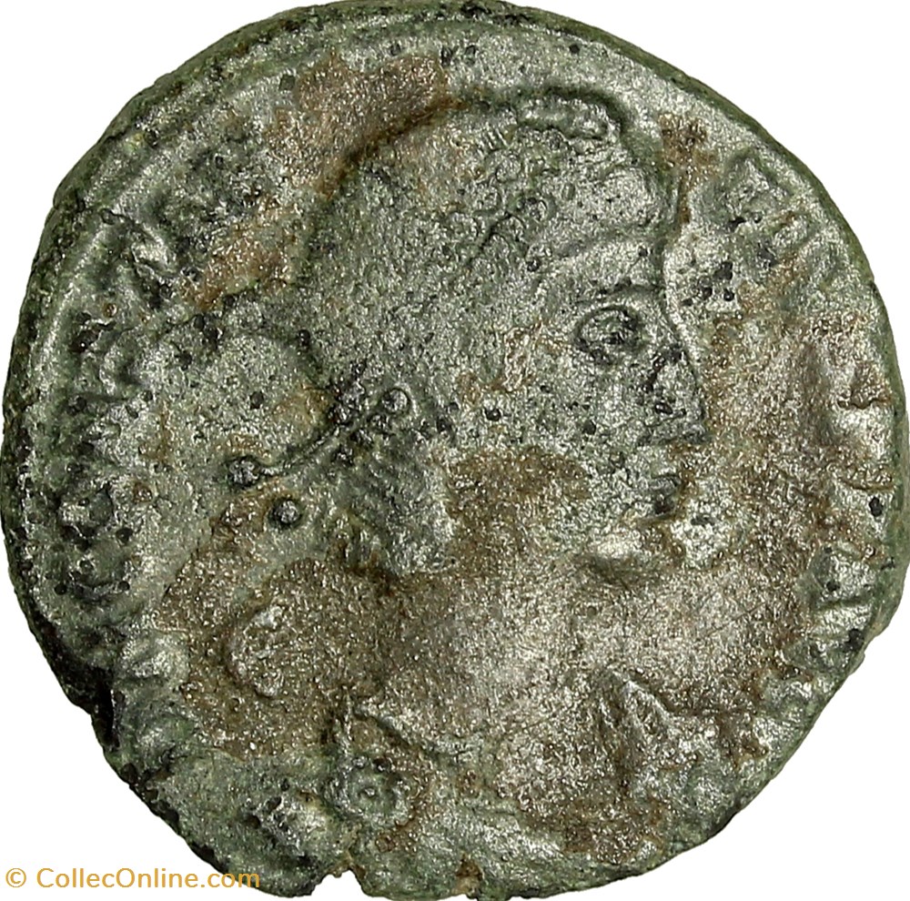 monnaies antiques romaines imperiales et republicaines maiorina de constance ii fel temp reparatio 351 354 cyzique