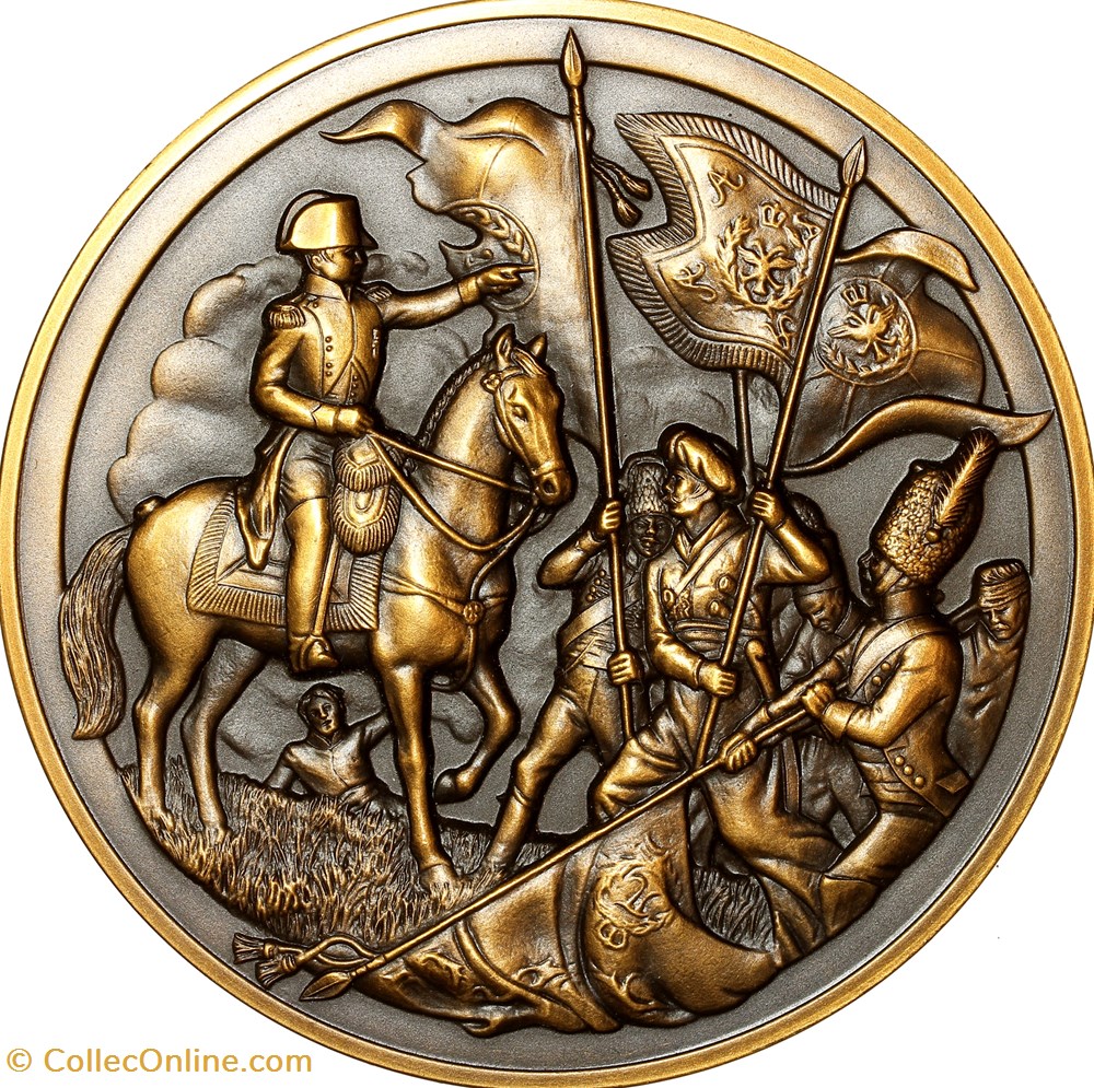Batailles de Napoléon, Austerlitz, 1991 medailles france batailles de napoleon austerlitz 1991