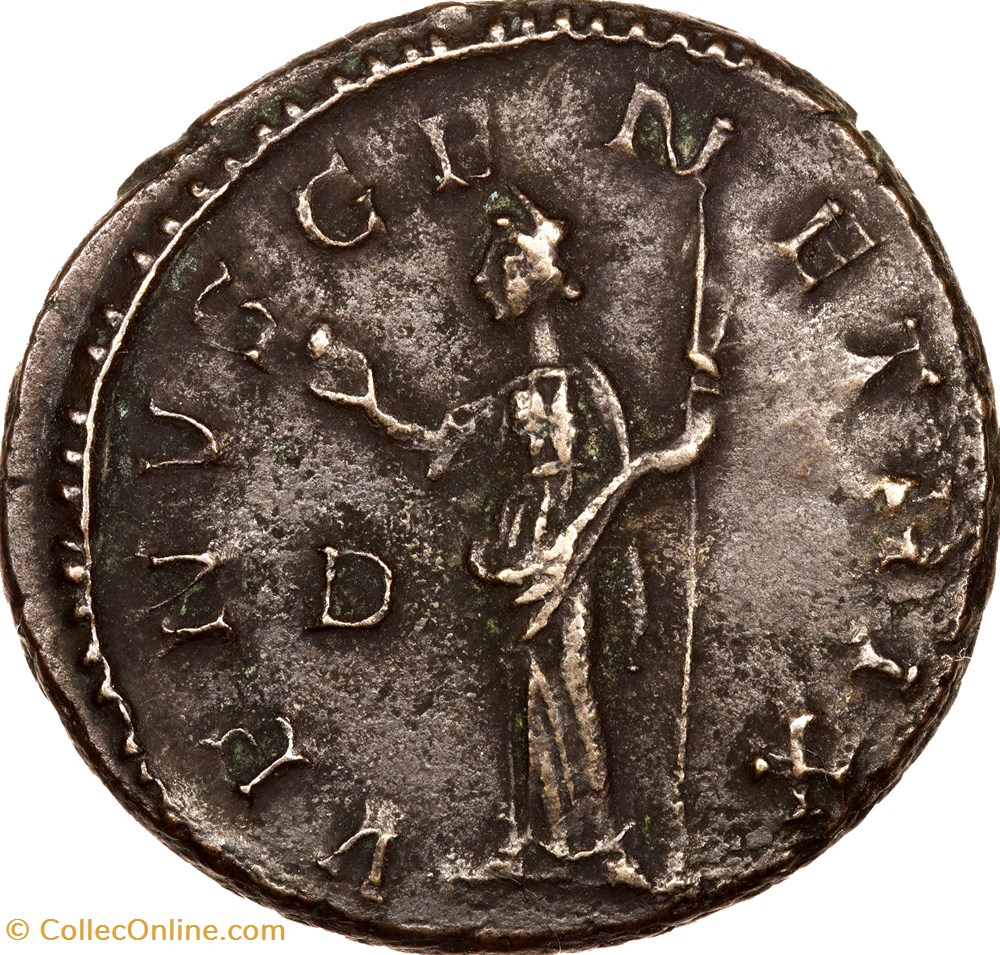 monnaies antiques romaines imperiales republicaines aurelianus de magnia urbica venus ete 284 lyon