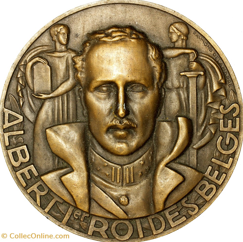 medailles france medaille albert ier et elisabeth de belgique 1920 1940