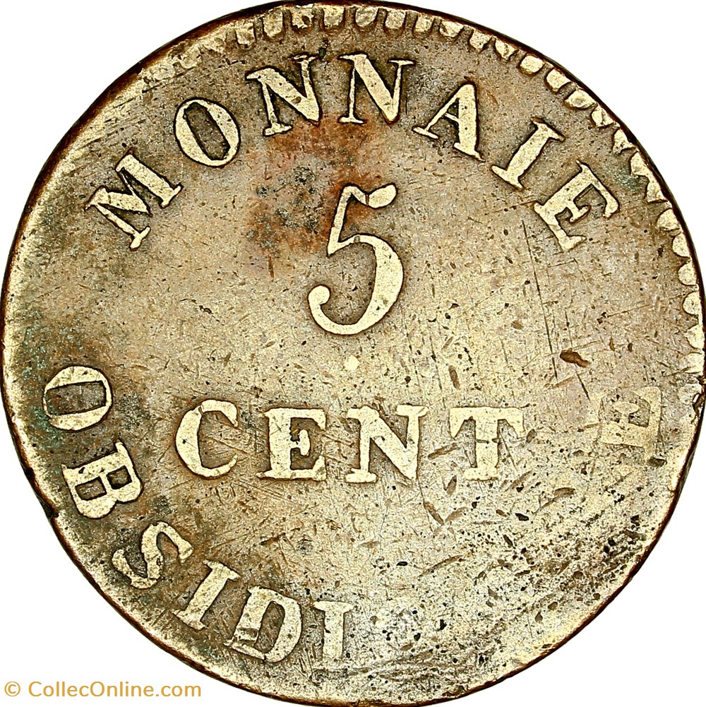 5 centimes d'Anvers à l'N, Napoléon Ier, 1814, Anvers, atelier de Wolschot 2 monnaies monde france 5 centimes anvers a n napoleon ier 1814 anvers atelier de wolschot