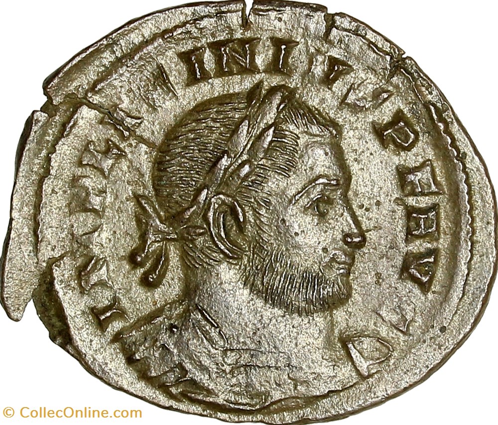 monnaies antiques a romaines imperiales et republicaines follis de licinius ier genius 313 315 treves