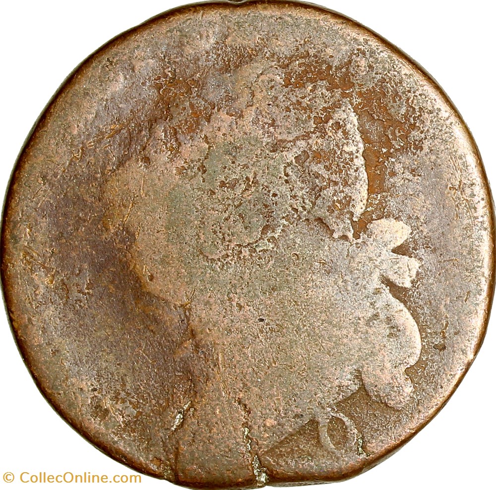 12 deniers au faisceau type François, Louis XVI, 1792, an 4, Perpignan monnaies monde france 12 deniers au faisceau type francois louis xvi 1792 an 4 perpignan