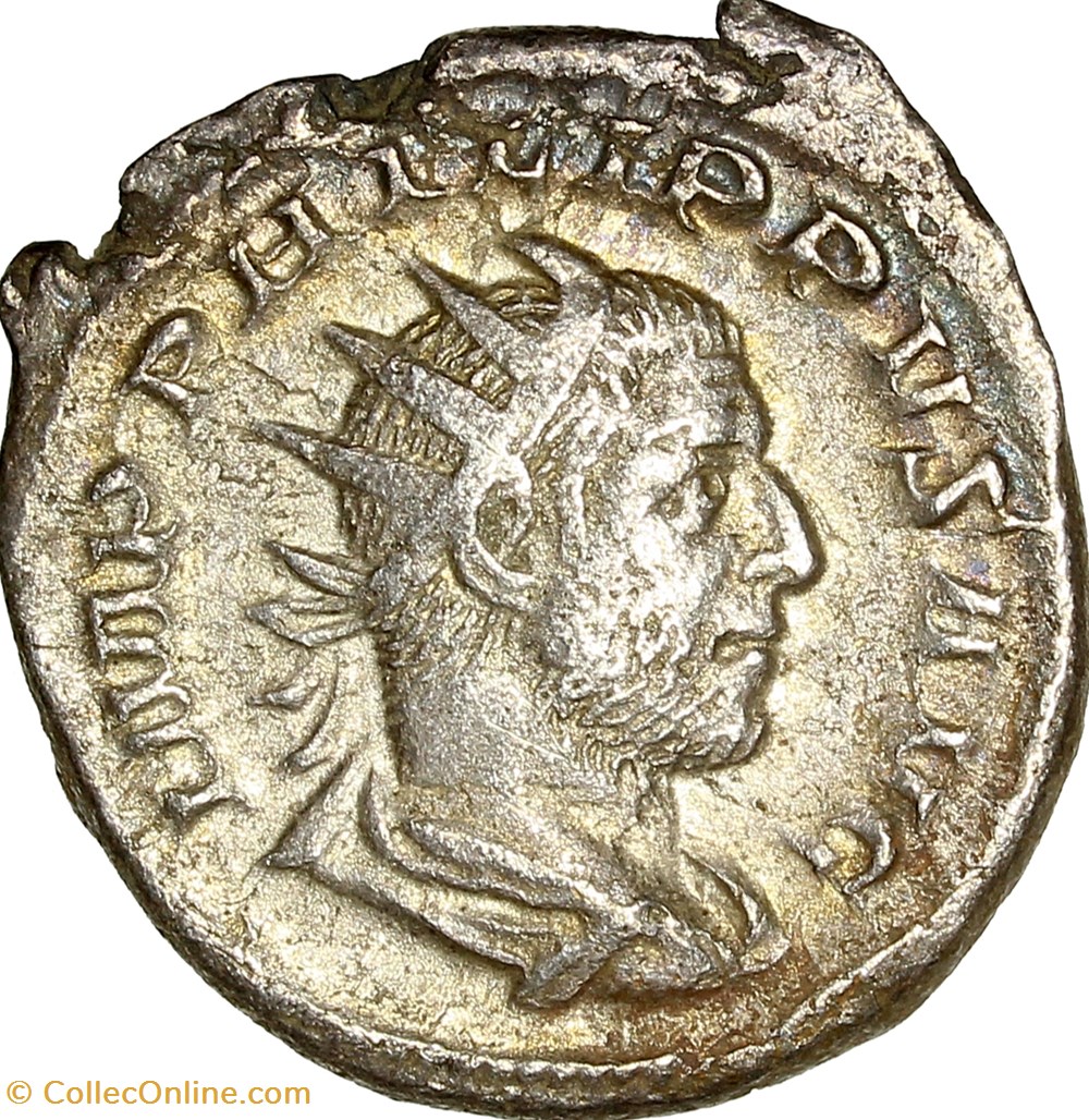 Antoninien de Philippe Ier l'Arabe, Antilope, 248, Rome monnaies antiques romaines imperiales et republicaines antoninien de philippe ier arabe antilope 248 rome