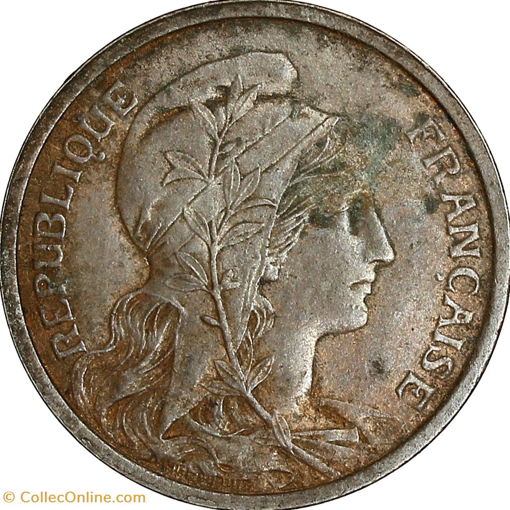 2 centimes Daniel-Dupuis, IIIe République, 1920 monnaies france modernes 2 centimes daniel dupuis iiie republique 1920
