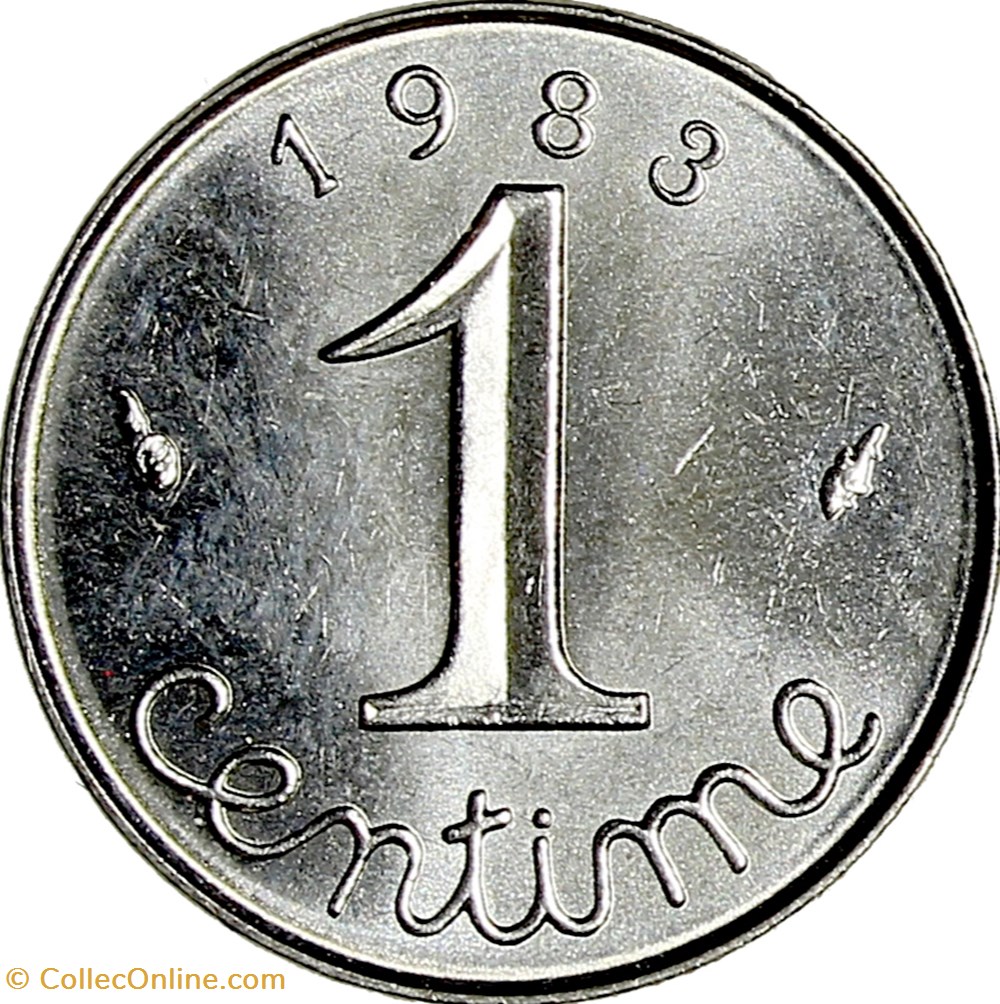 1 centime épi, 1983 monnaies monde france 1 centime epi 1983