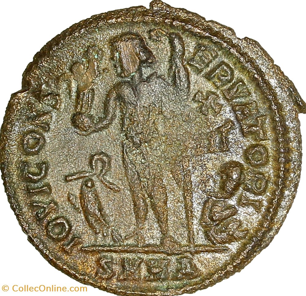 monnaies antiques romaines imperiales et republicaines follis de licinius ier jupiter 321 324 heraclee