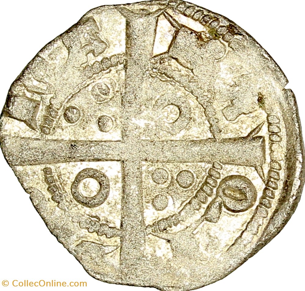 Denier de Pierre III de Barcelone, 1336-1387, Barcelone monnaies europe medievale france feodales denier de pierre iii de barcelone 1336 1387 barcelone