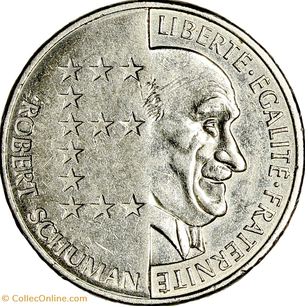 monnaies monde france 10 francs schuman 1986