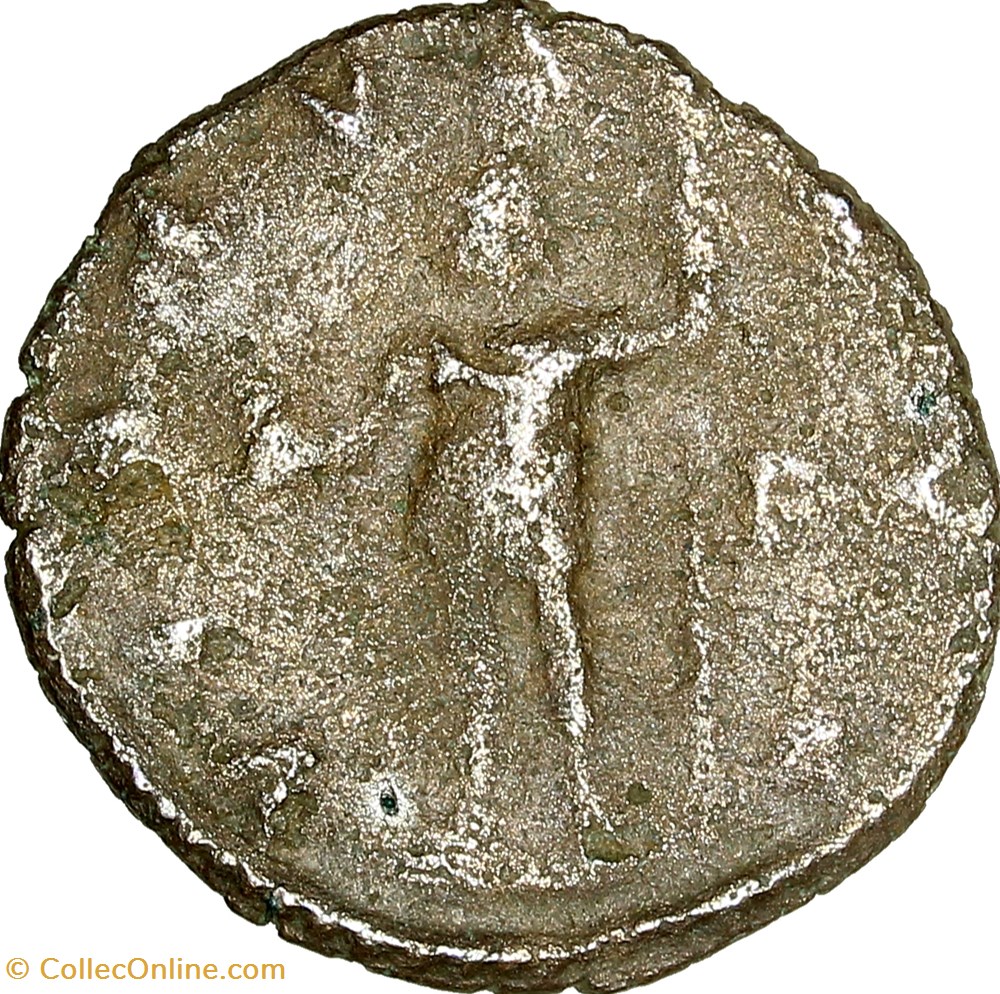 Antoninien de Gallien, Virtus, 261, Rome monnaies antiques romaines imperiales et republicaines antoninien de gallien virtus 261 rome