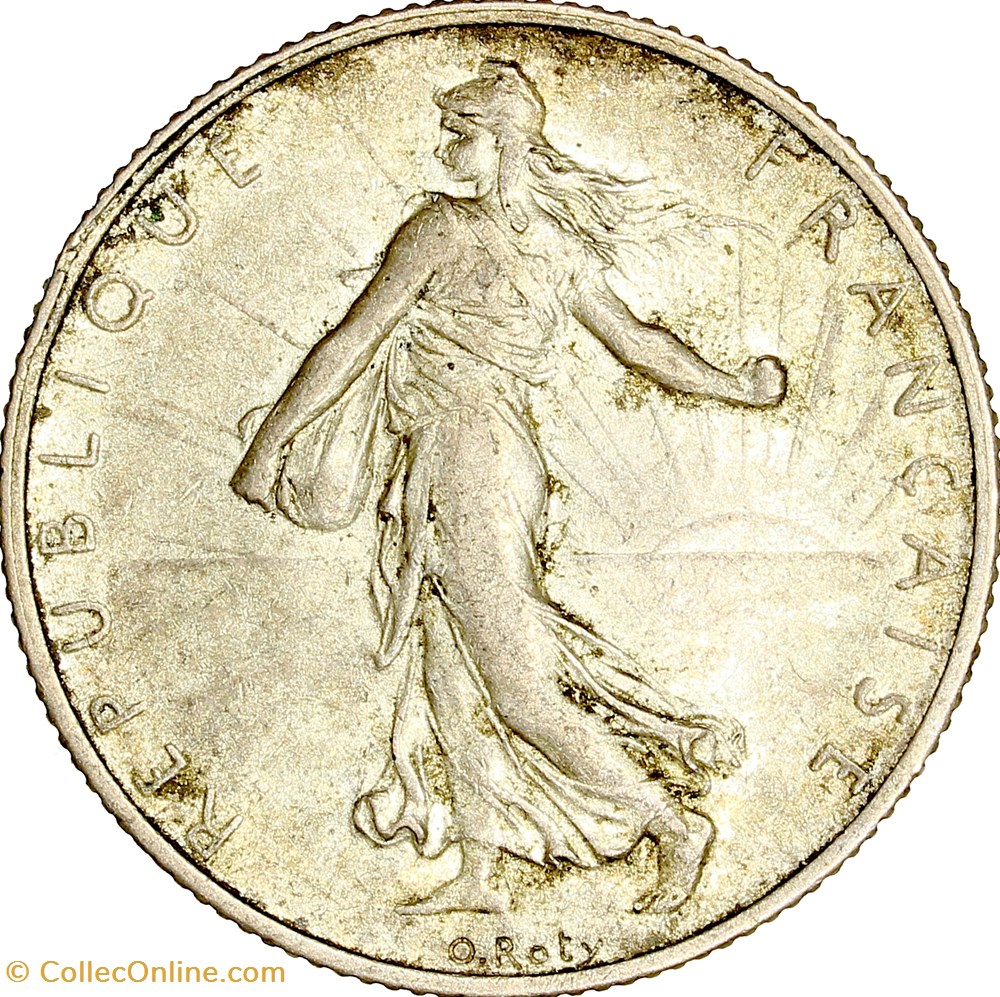 2 francs Semeuse, IIIe République, 1912 monnaies monde france 2 francs semeuse iiie republique 1912