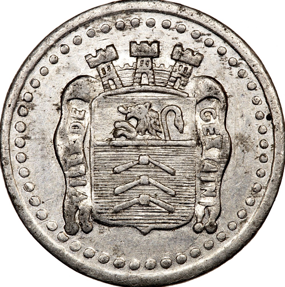 5 centimes, ville de Gex, 1919 monnaies monde france 5 centimes ville de gex 1919