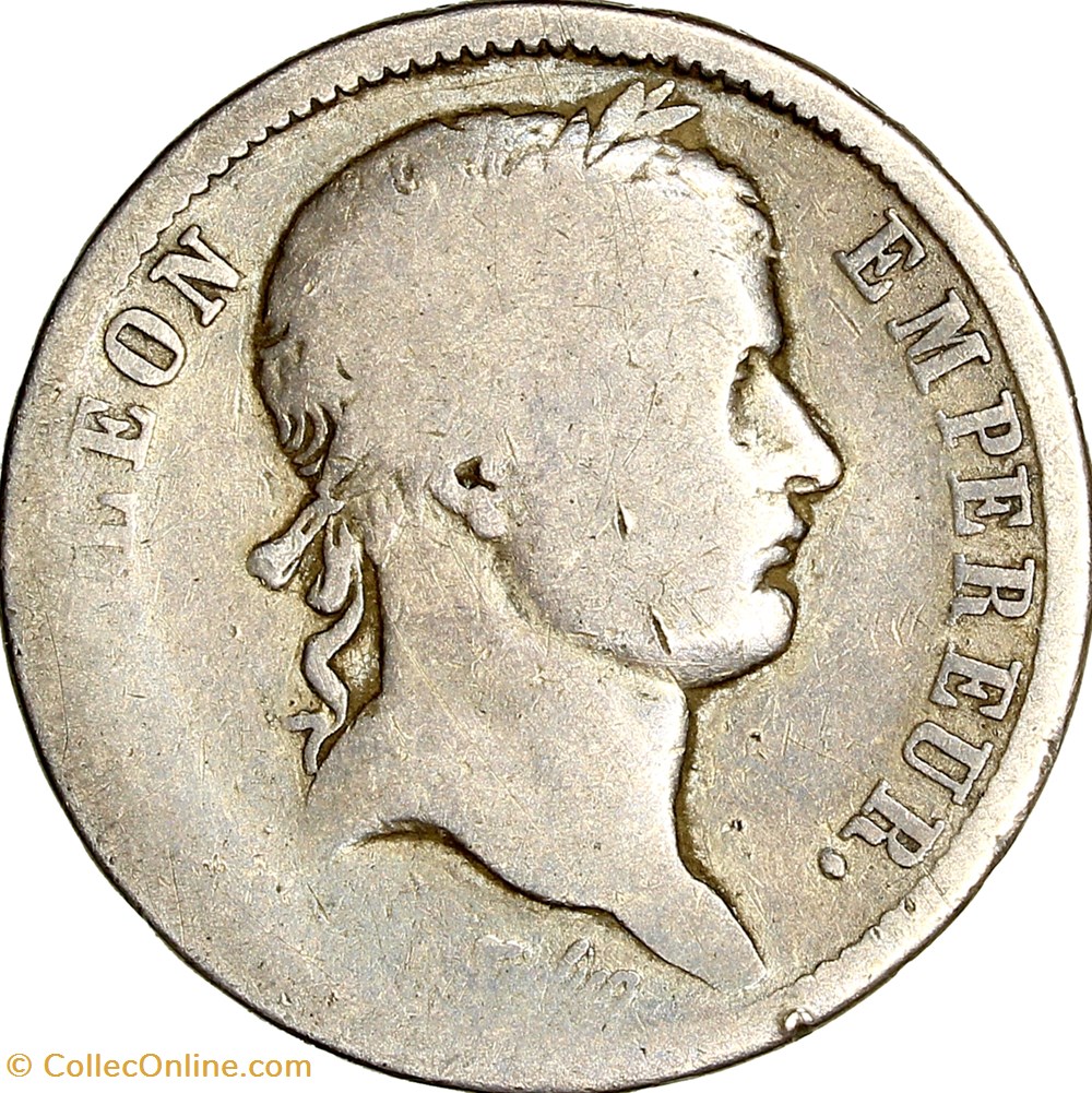 2 francs, tête laurée, Empire, Napoléon Ier, 1811, La Rochelle monnaies monde france 2 francs tete lauree empire napoleon ier 1811 la rochelle
