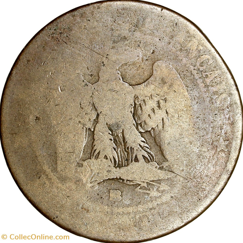 Dix centimes, tête nue, Napoléon III, 1856, Strasbourg monnaies monde france dix centimes tete nue napoleon iii 1856 strasbourg