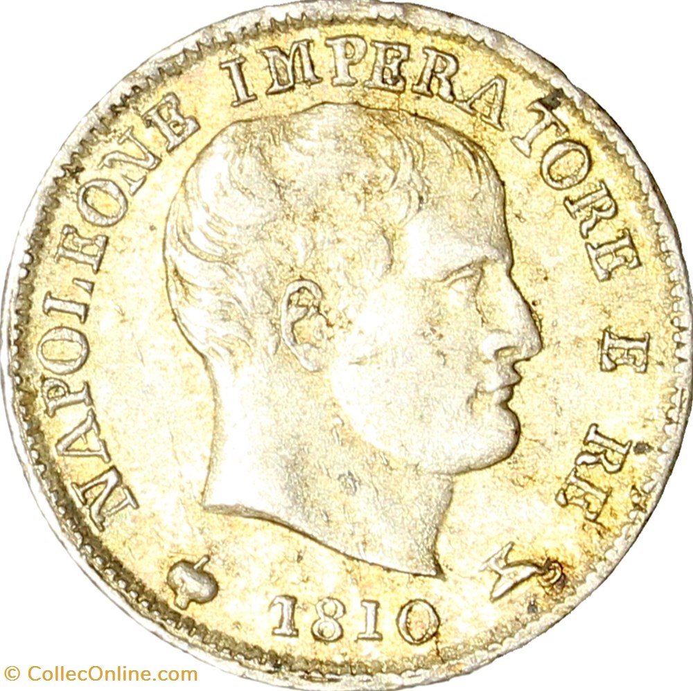 5 soldi d'Italie, Napoléon Ier, 1810, Milan monnaies monde france 5 soldi italie napoleon ier 1810 milan