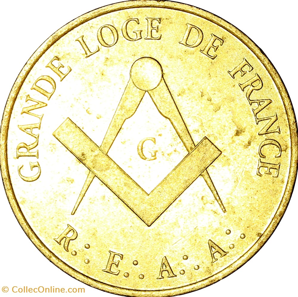 Jeton de la Grande Loge de France, 1994 monnaies jetons mereaux jeton de la grande loge de france 1994