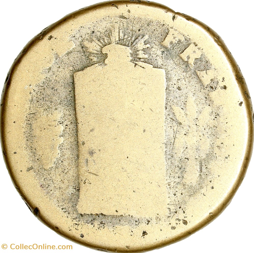 2 sols à la table de la loi, daté, la Convention, 1793, an II, Pau monnaies monde france 2 sols a la table de la loi date la convention 1793 an ii pau