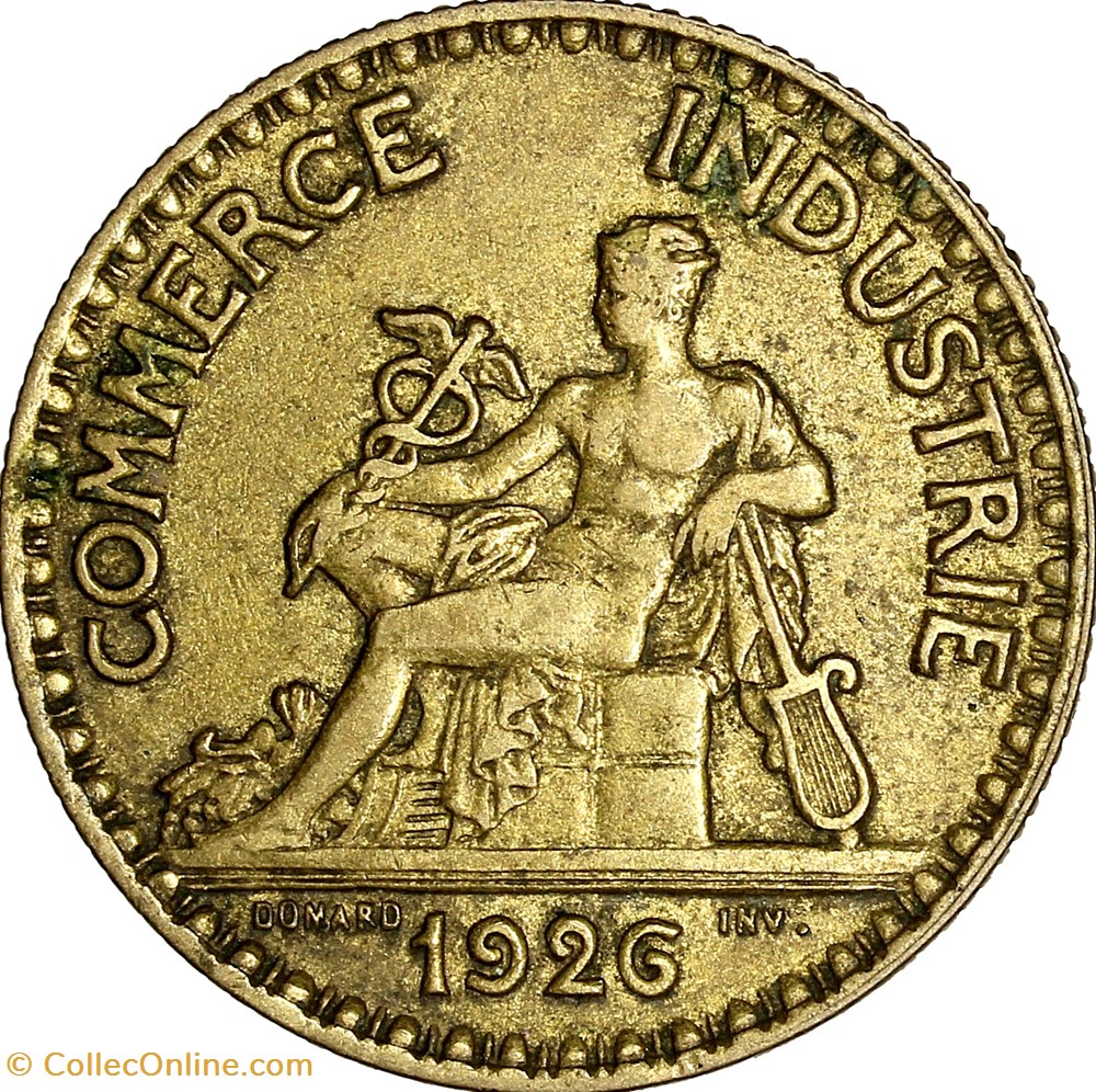 2 francs Chambres de Commerce, IIIe République, 1926 monnaies monde france 2 francs chambres de commerce iiie republique 1926