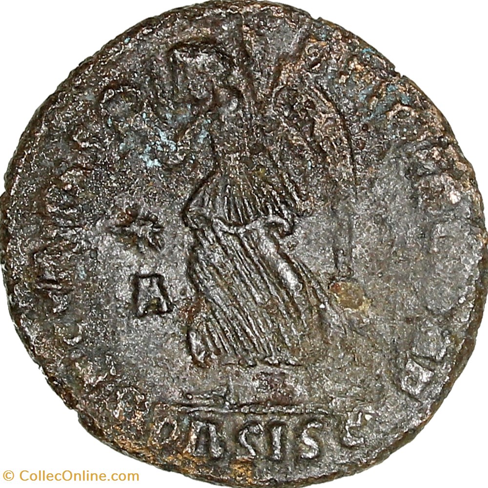 Nummus de Valentinien Ier, Victoria, 364-367, Siscia monnaies antiques romaines imperiales et republicaines nummus de valentinien ier victoria 364 367 siscia