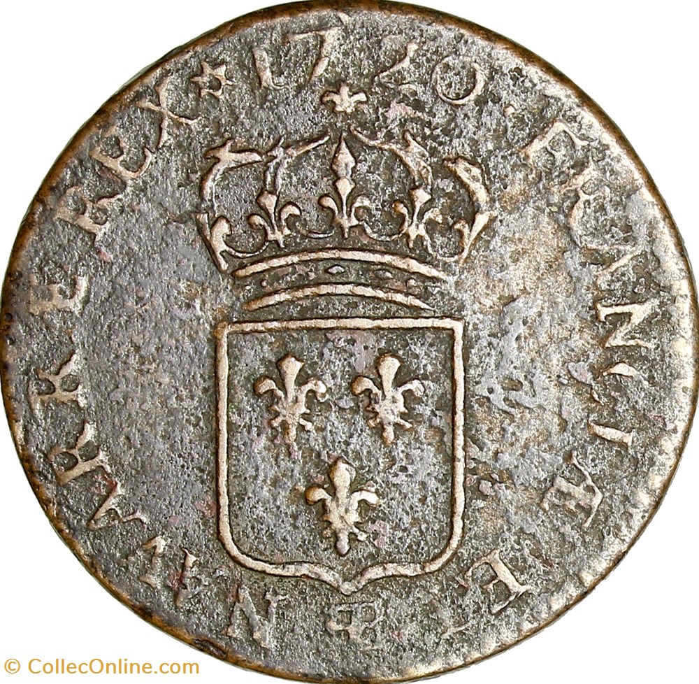 monnaies europe medievale france royales demi sol au buste enfantin louis xv 1720 strasbourg