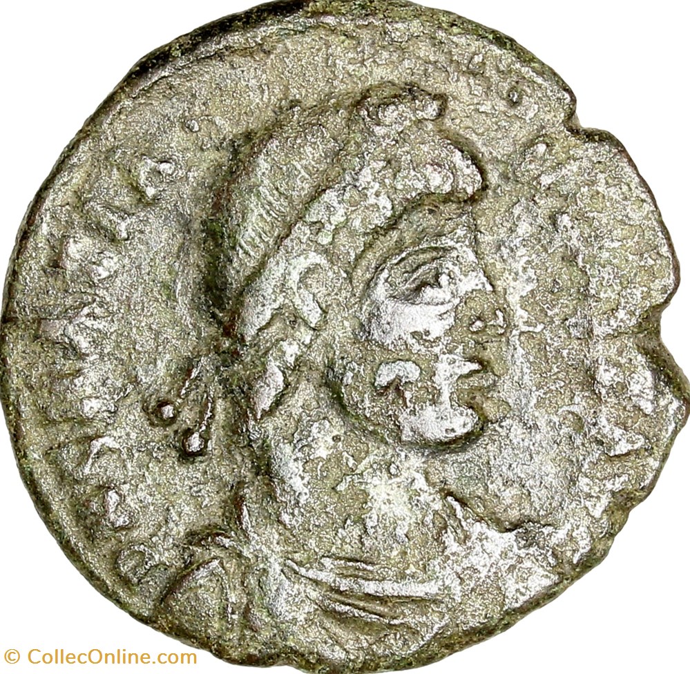 monnaies antiques romaines imperiales et republicaines maiorina pecunia de gratien reparatio reipublicae 378 383 arles