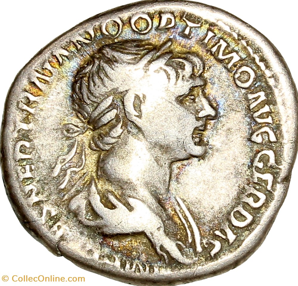 monnaies antiques romaines imperiales et republicaines denier de trajan felicitas 116 rome