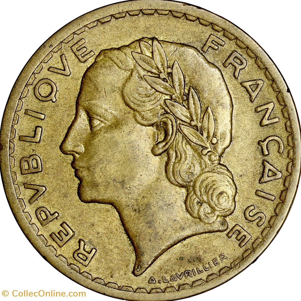 5 francs Lavrillier, bralu, GPRF, 1945, Castelsarrasin monnaies monde france 5 francs lavrillier bralu gprf 1945 castelsarrasin