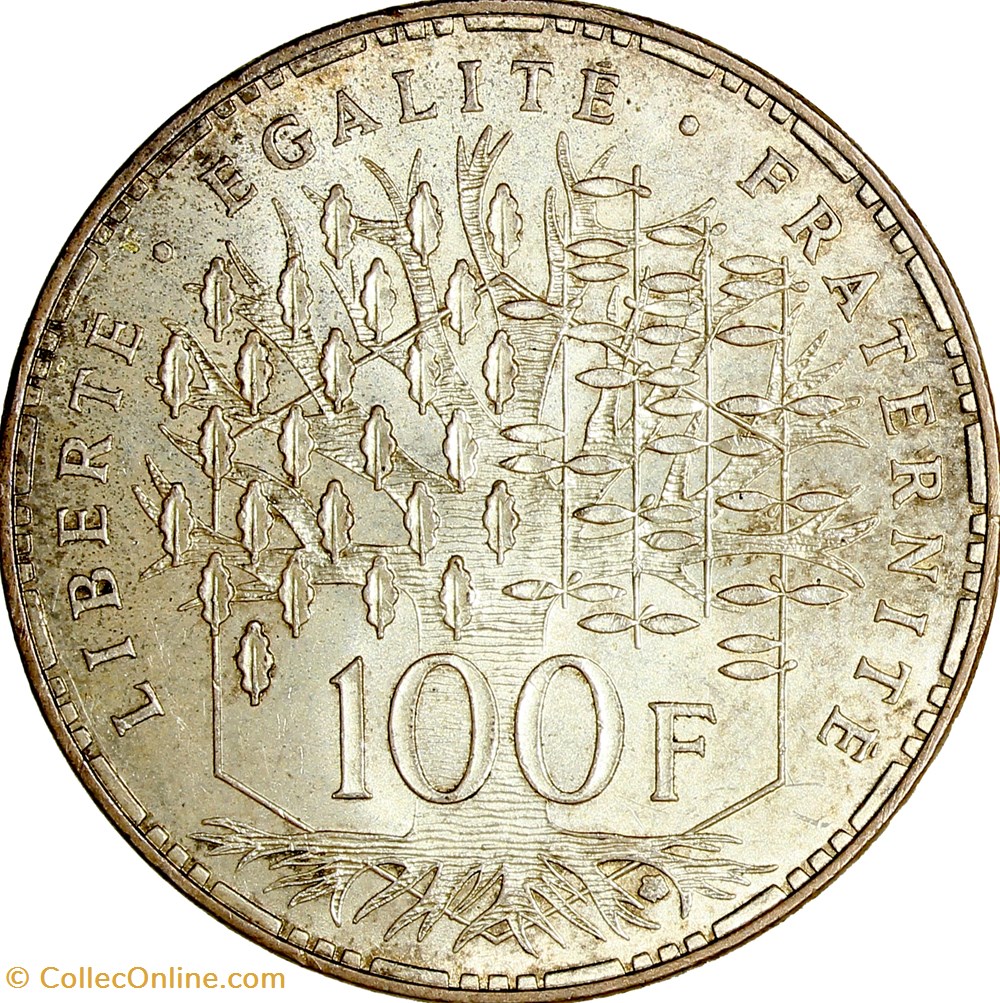 100 francs Panthéon, 1983 monnaies monde france 100 francs pantheon 1983