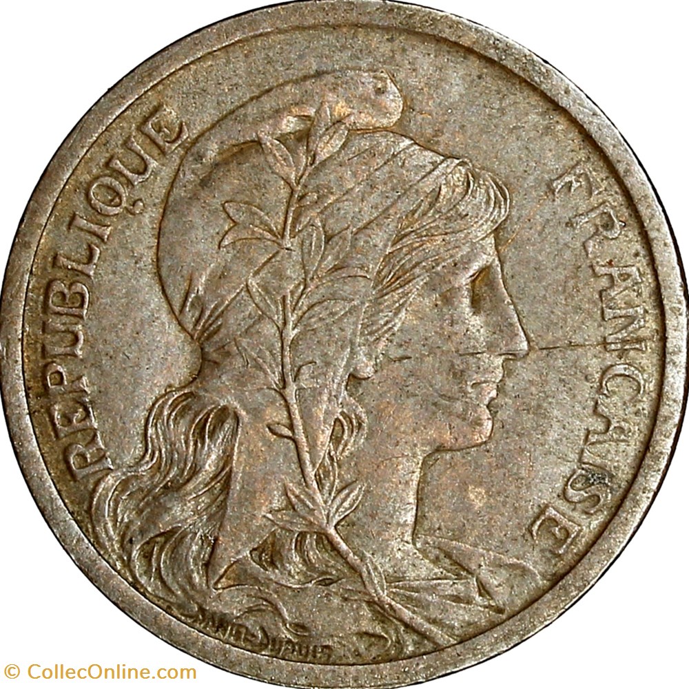 2 centimes Daniel-Dupuis, IIIe République, 1901 monnaies france modernes 2 centimes daniel dupuis iiie republique 1901