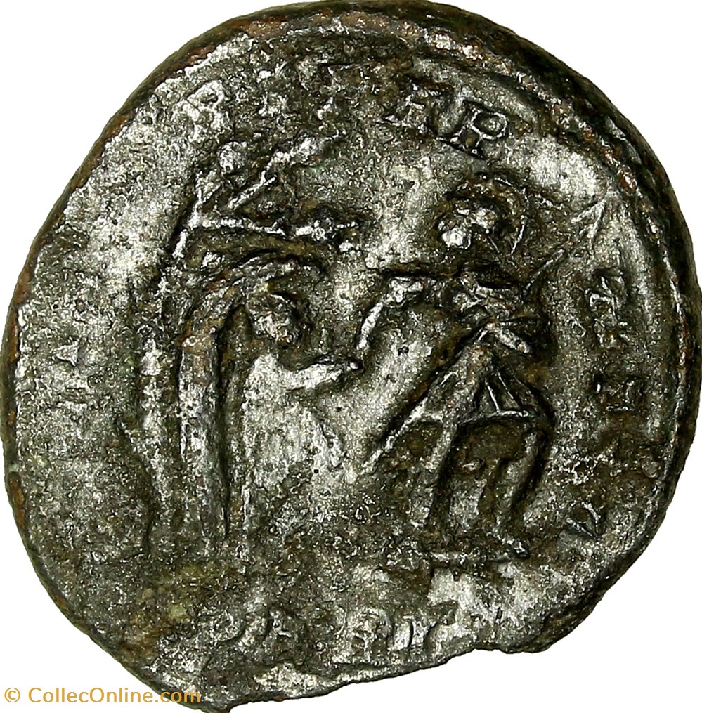 monnaies antiques romaines imperiales et republicaines maiorina de constance ii fel temp reparatio 348 350 arles