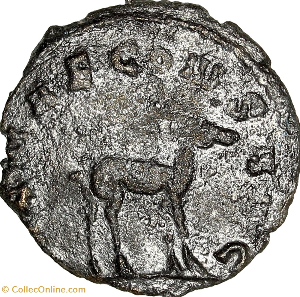 monnaies antiques romaines imperiales et republicaines antoninien de gallien gazelle 267 268 rome