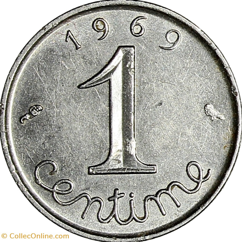1 centime épi, 1969, 9 long monnaies monde france 1 centime epi 1969 9 long