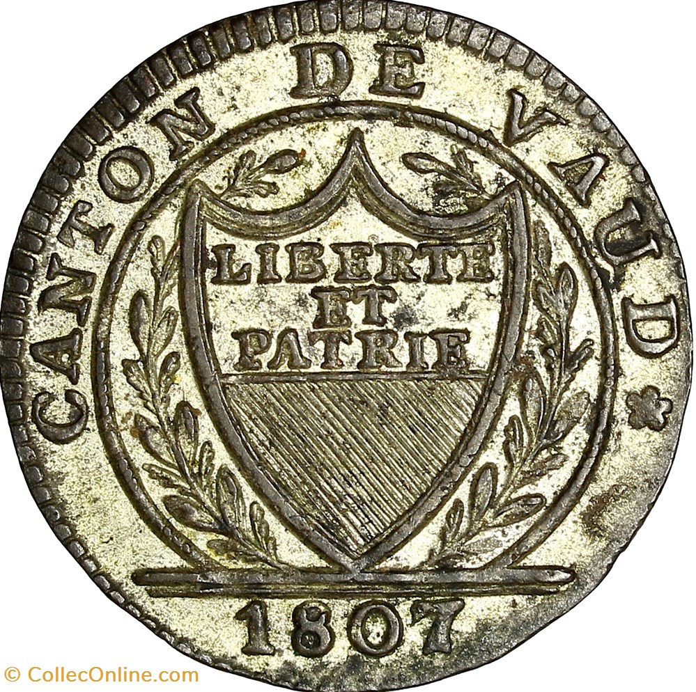 1 batzen, Suisse - Canton de Vaud, 1807, Lausanne monnaies monde 1 batzen suisse canton de vaud 1807 lausanne