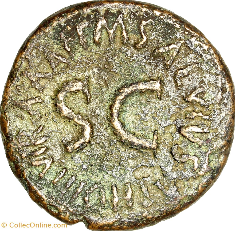 As d'Auguste, M. Salvius Otho, 7 AC., Rome monnaies antiques romaines imperiales et republicaines as auguste m salvius otho 7 ac rome