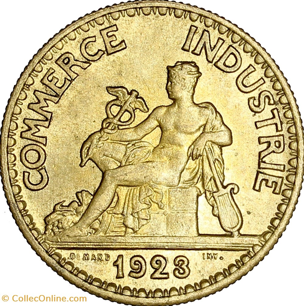 50 centimes Chambres de Commerce, IIIe République, 1923 monnaies monde france 50 centimes chambres de commerce iiie republique 1923