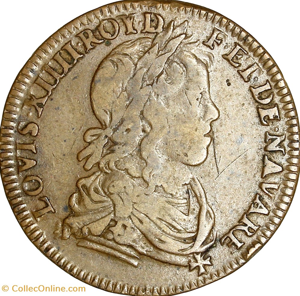 Jeton Louis XIV - Conseil du Roi, 1646-1660 monnaies jetons mereaux jeton louis xiv conseil du roi 1646 1660