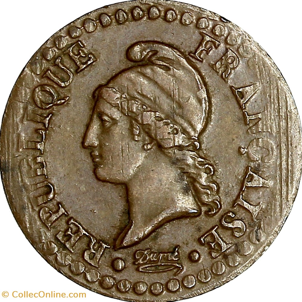 Un centime Dupré, le Directoire, an 7, 7 grand, 53 / 50 perles, Paris monnaies monde france un centime dupre le directoire an 7 7 grand 53 50 perles paris