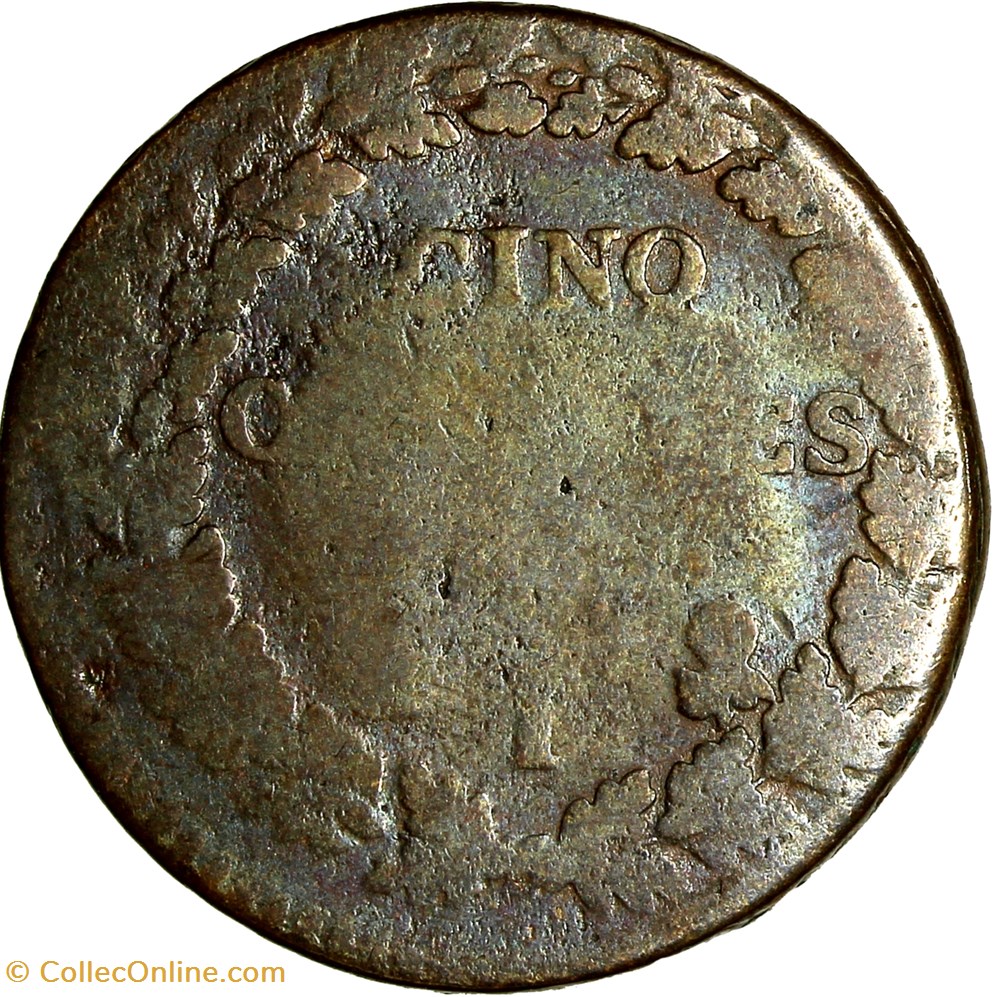 Cinq centimes Dupré, grand module, sans point après CENTIMES, le Directoire, an 5, Limoges monnaies monde france cinq centimes dupre grand module sans point apres centimes le directoire an 5 limoges