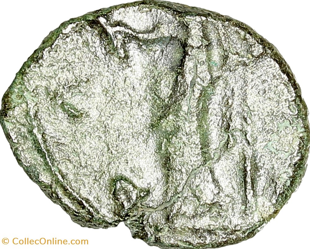 Antoninien (imitation) de Tétricus Ier, Pax, c. 271-274, atelier irrégulier monnaies antiques romaines republicaines imperiales antoninien imitation de tetricus ier pax c 271 274 atelier irregulier