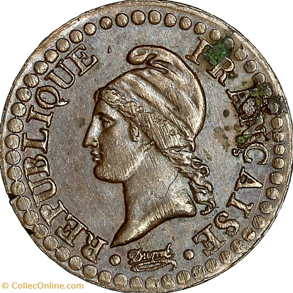 Un centime Dupré, le Directoire, an 6, 6 grand, 53 / 50 perles, Paris monnaies monde france un centime dupre le directoire an 6 6 grand 53 50 perles paris
