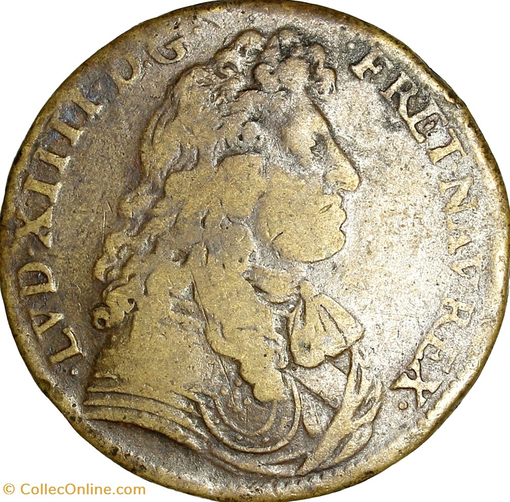 monnaies jetons mereaux jeton louis xiv extraordinaire des guerres 1674