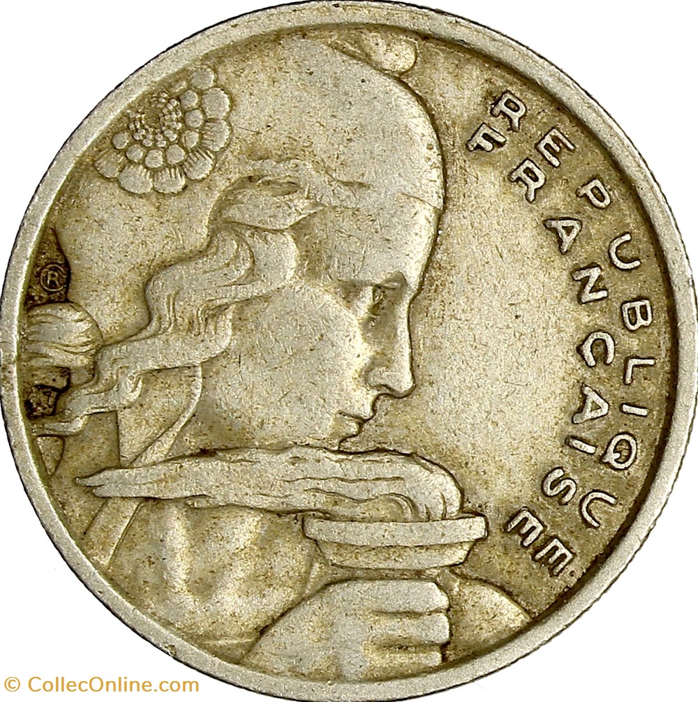 monnaies france modernes 100 francs cochet ive republique 1957