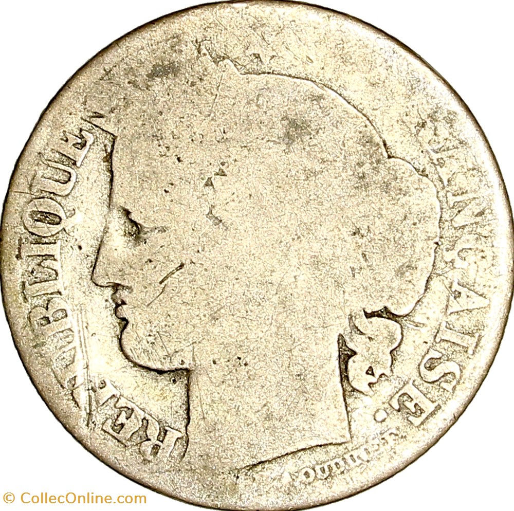 50 centimes Cérès, IIIe République, 1871, Paris monnaies monde france 50 centimes ceres iiie republique 1871 paris